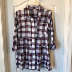 Free People Plaid Shirt